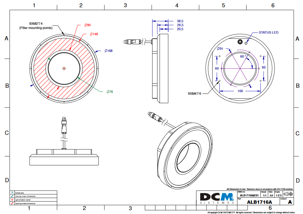 DCM ALB0810A back view