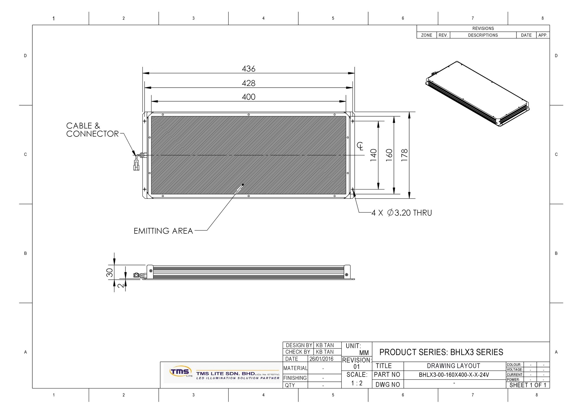 BHLX3-00-160x400-X-G-24V