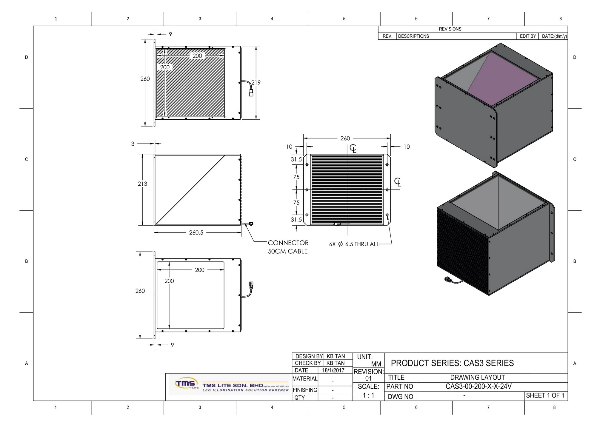 CAS3-00-200-X-W-24V