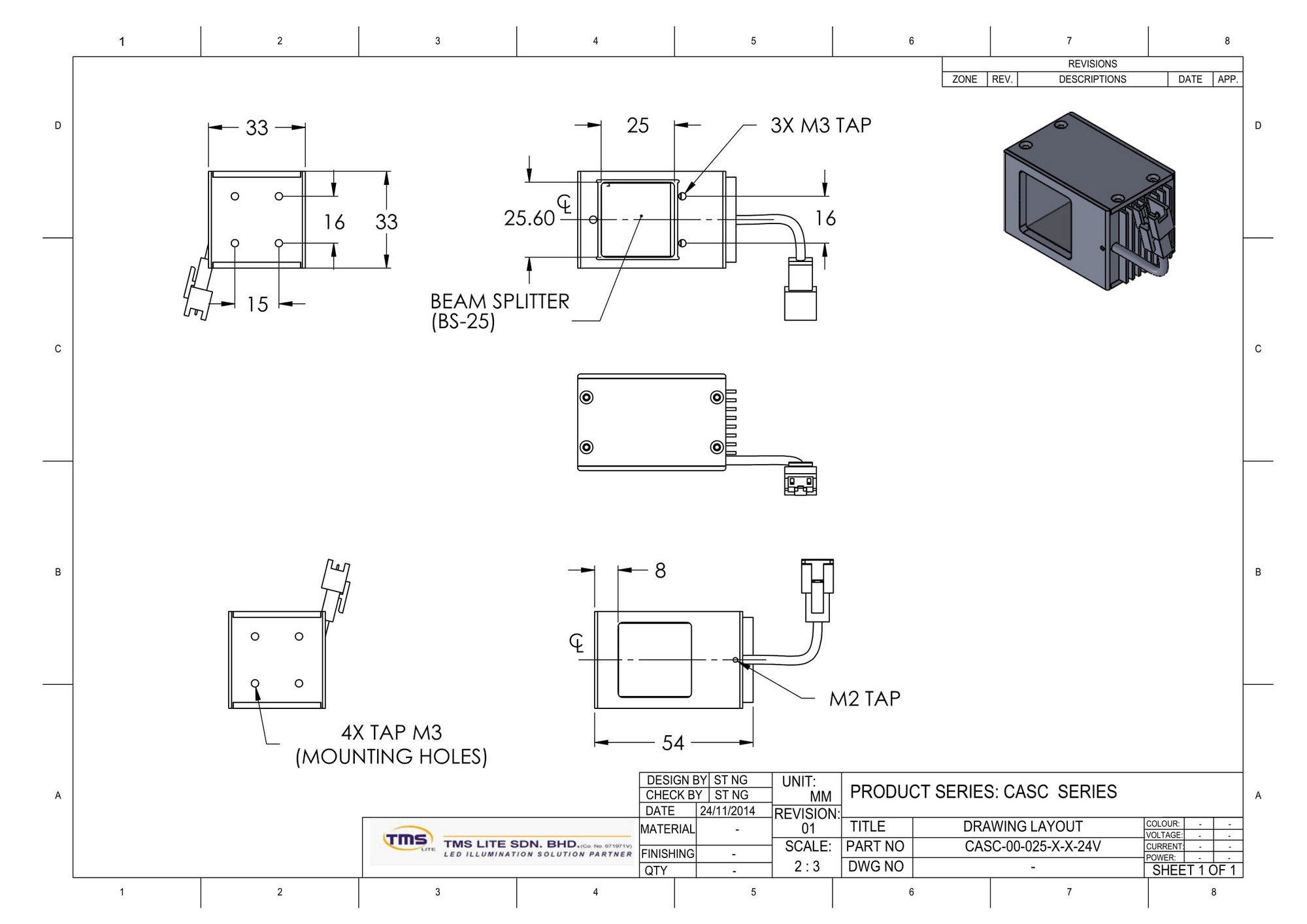 CASC-00-025-X-W-24V