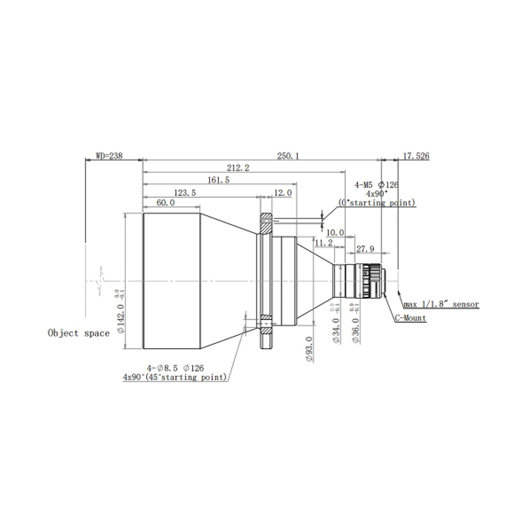 Coolens DTCM118-100H drawing