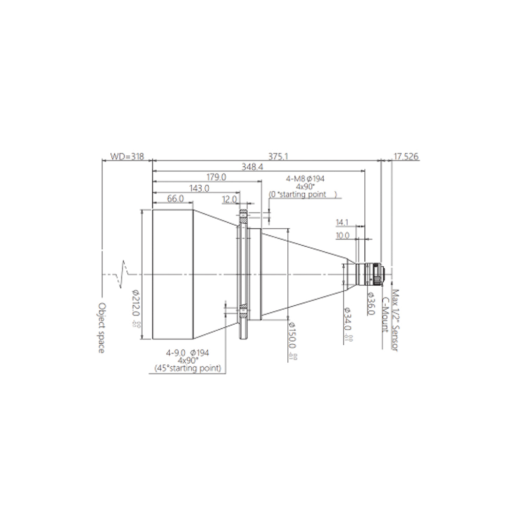 Coolens DTCM120-170 drawing