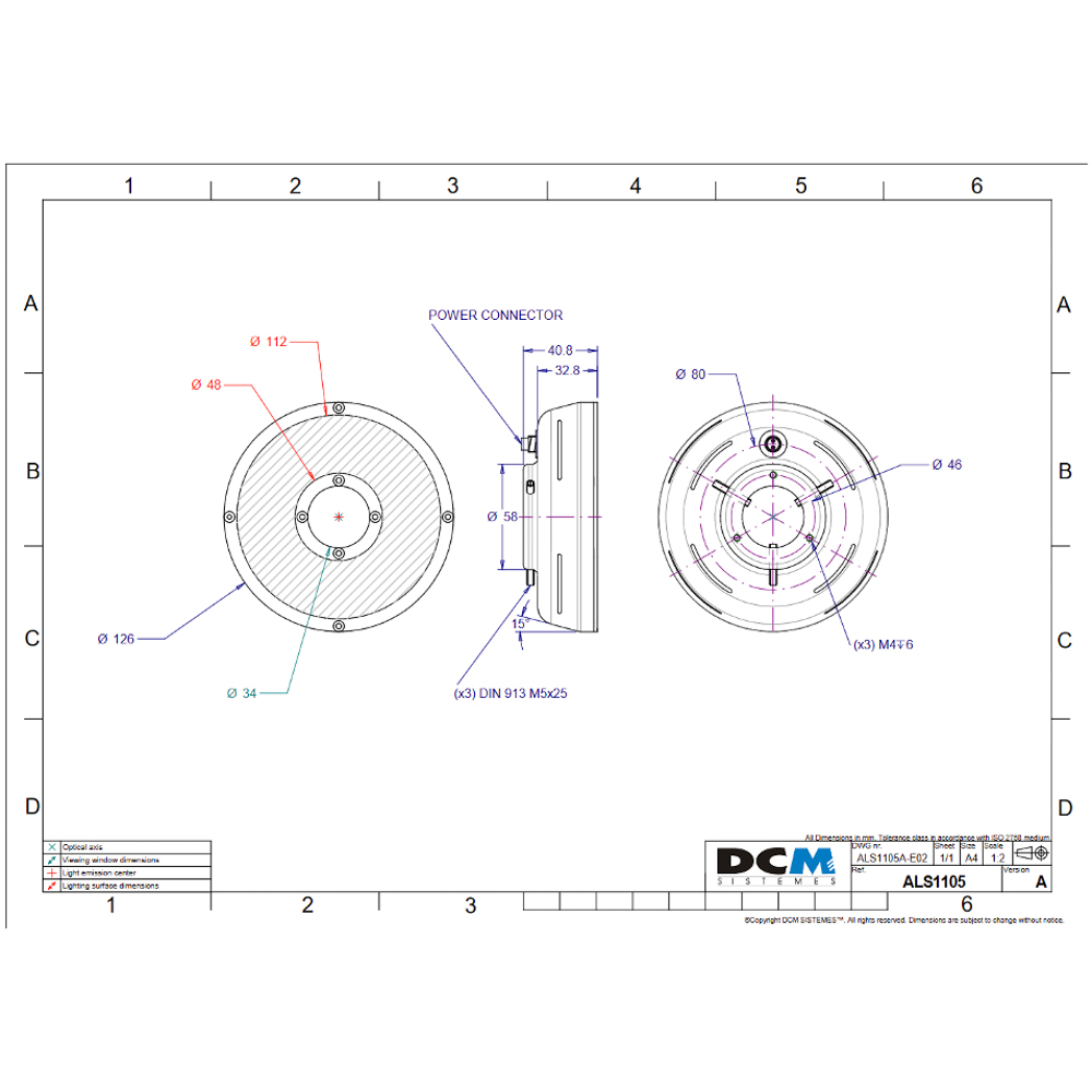 DCM ALS1105A Drawing