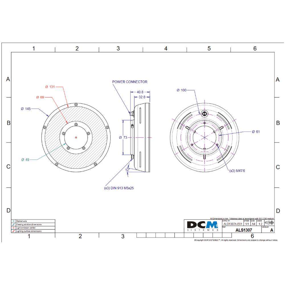 DCM ALS1307A Drawing