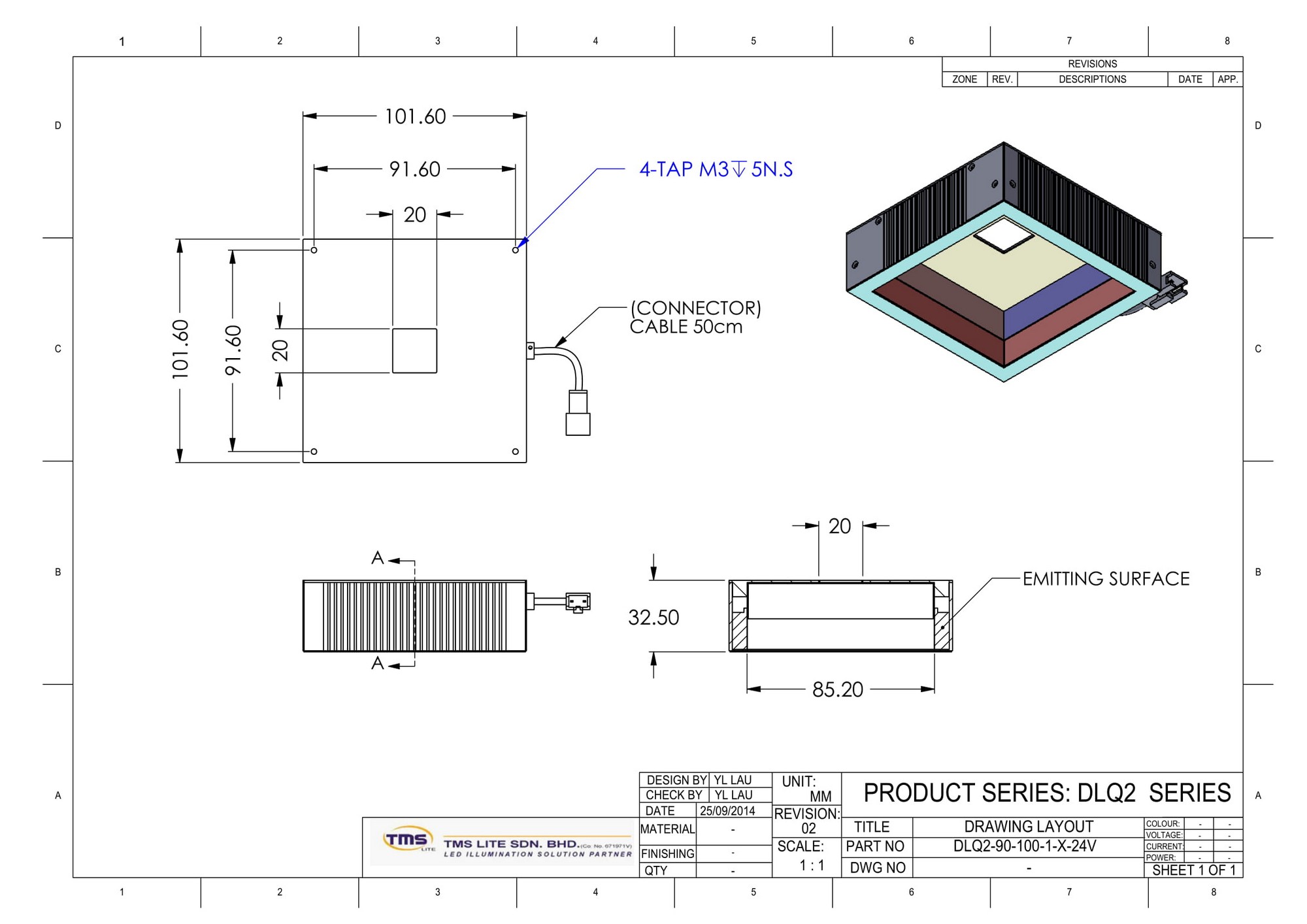 DLQ2-90-100-1-W-24V