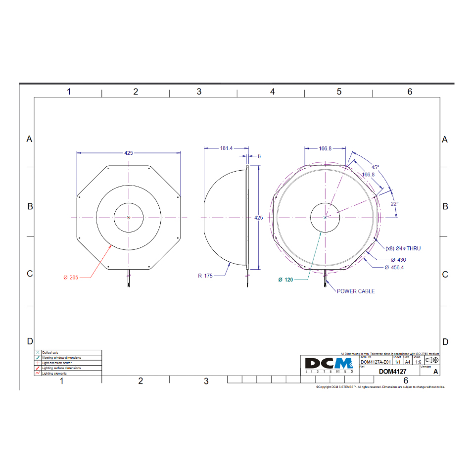 DCM DOM4127A drawing