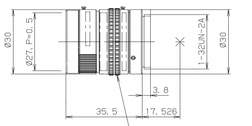 RICOH FL-HC1212B-VG drawing