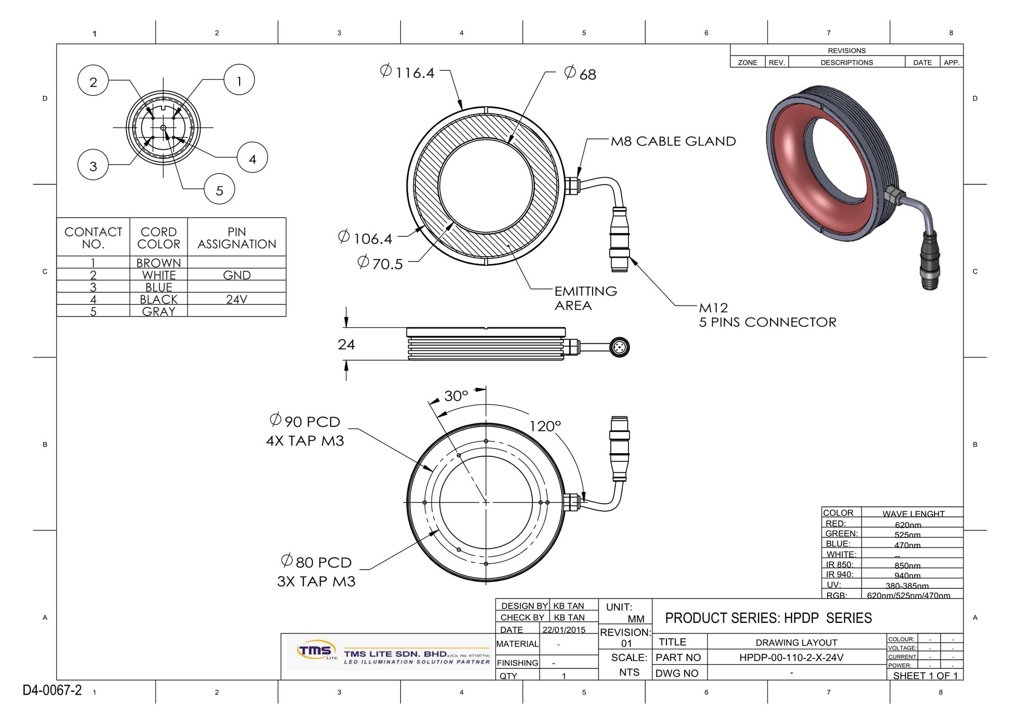 HPDP-00-110-2-R-24V