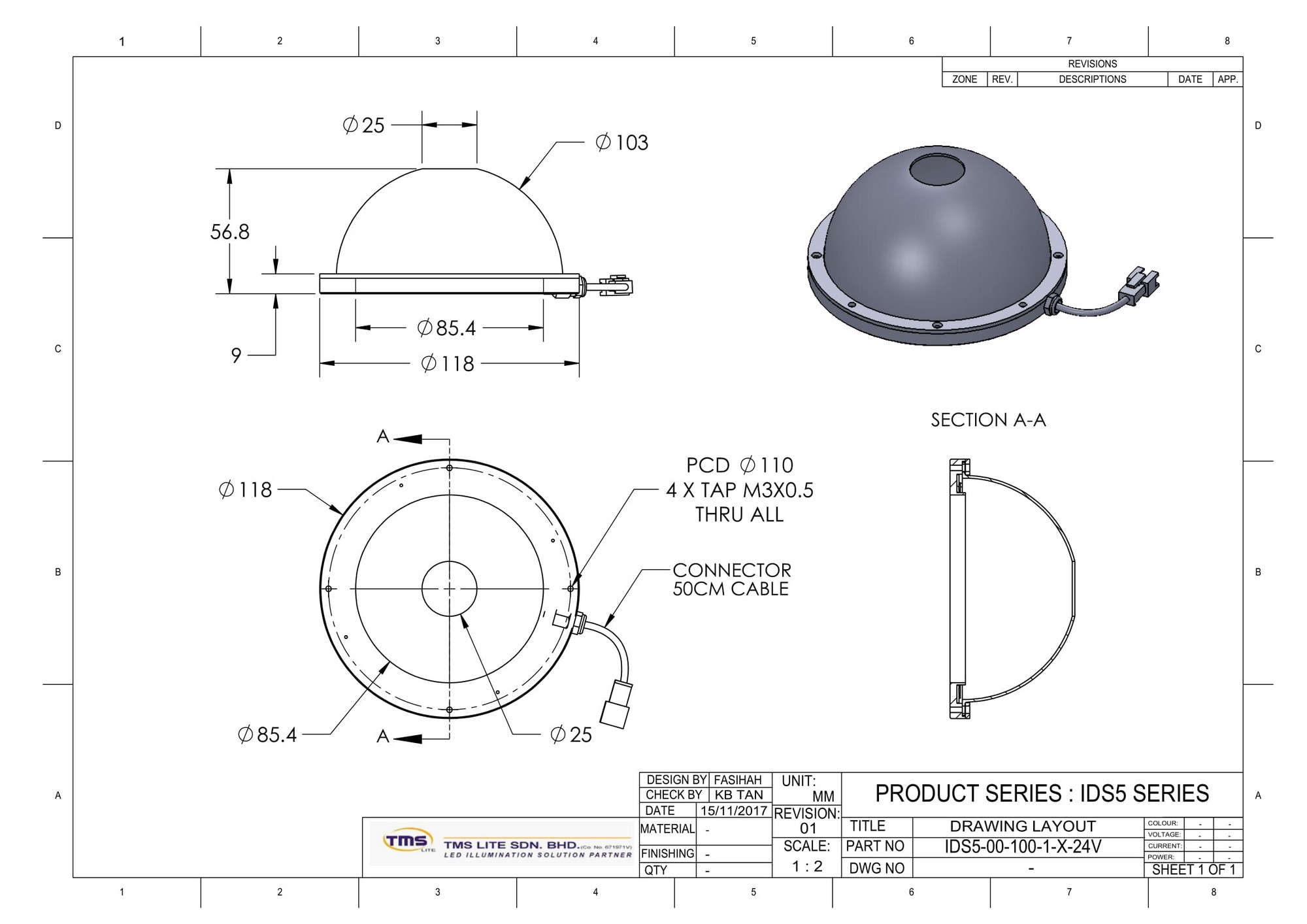 IDS5-00-100-1-W-12V