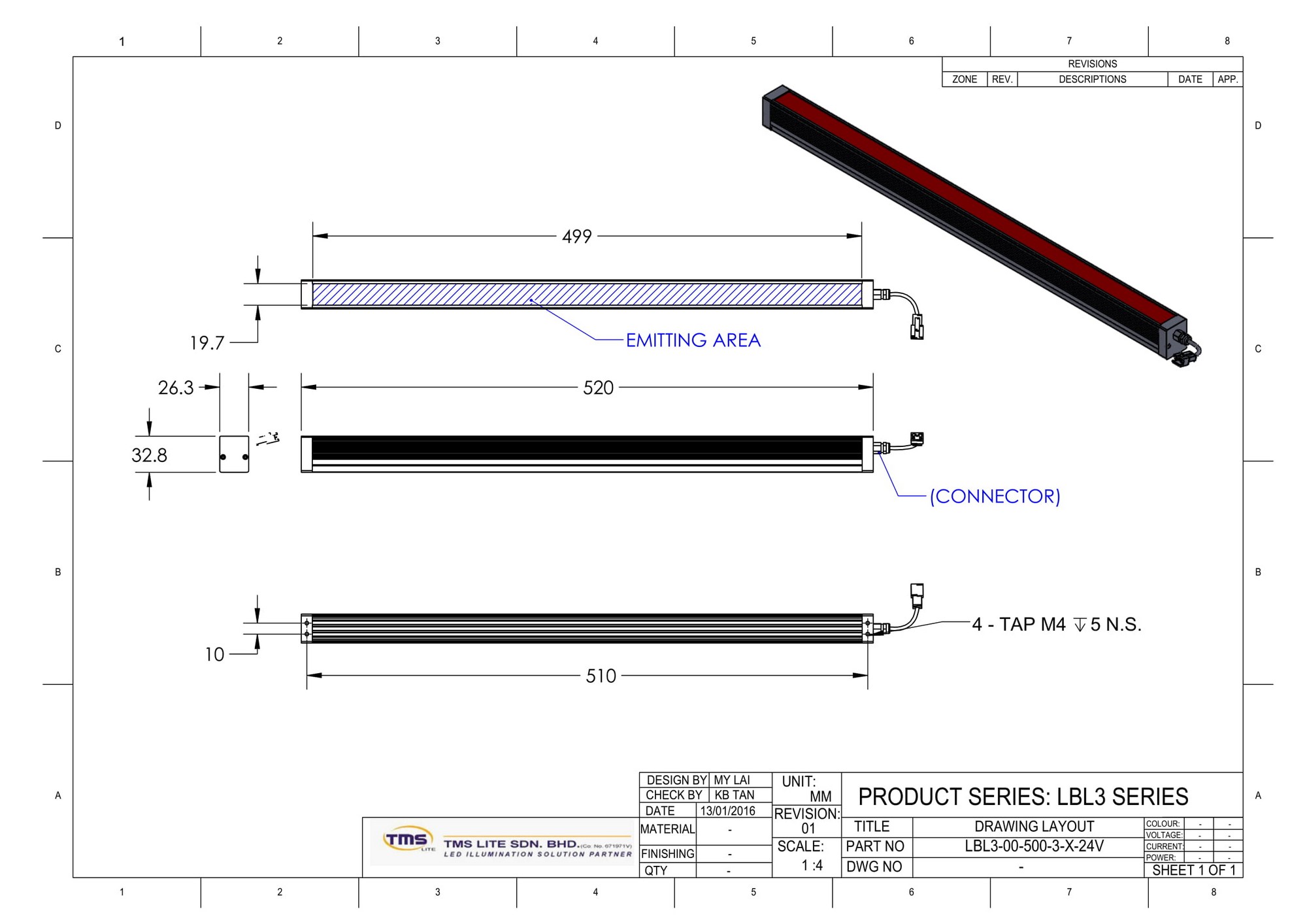 LBL3-00-500-X-G-24V