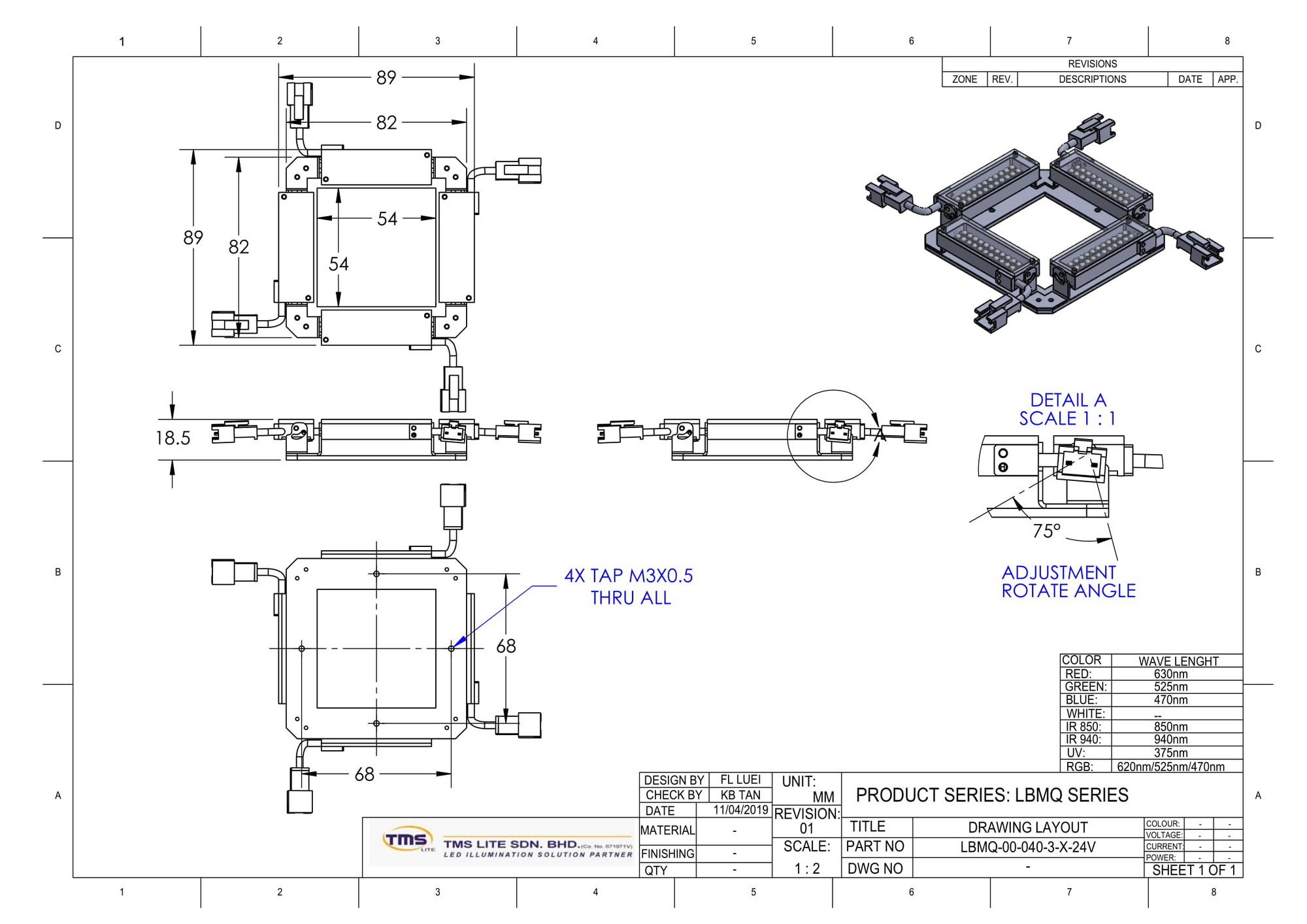 Drawing LBMQ-00-040-3-W-24V