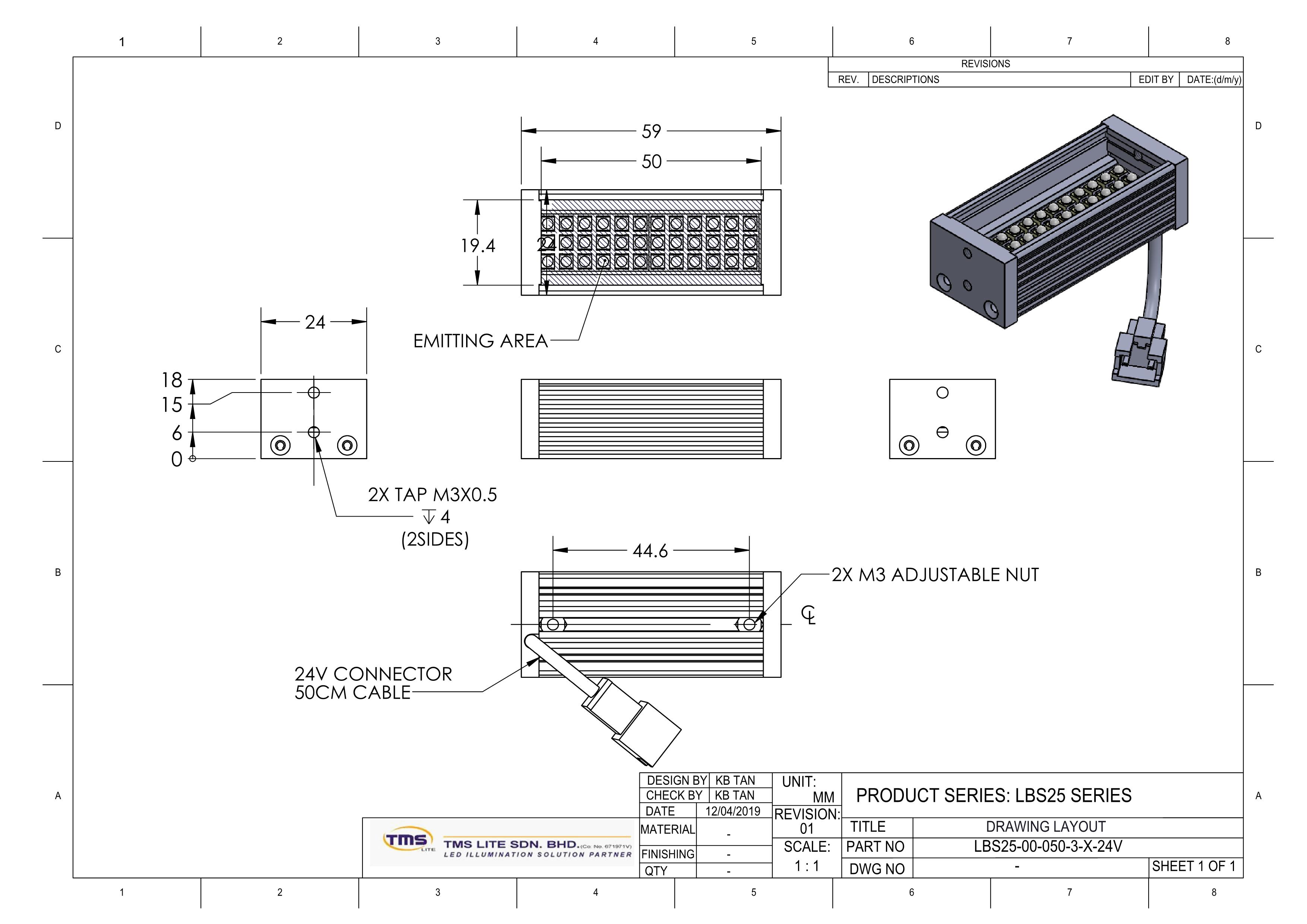 LBS25-00-050-3-R-24V