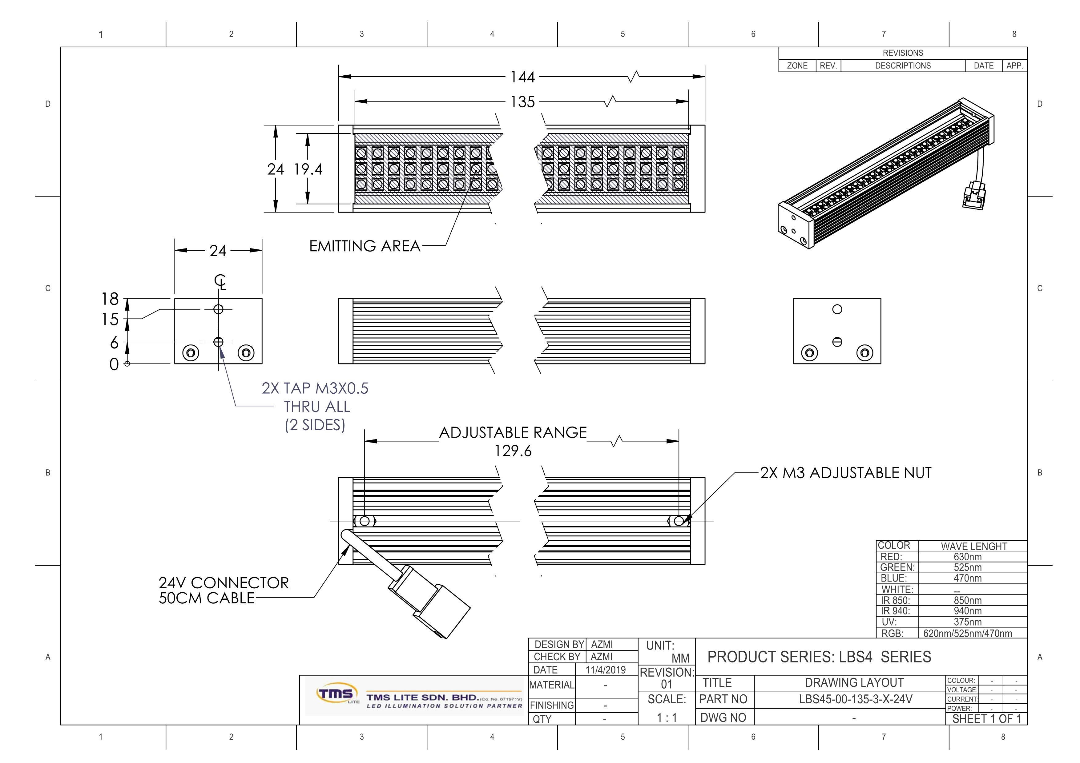 LBS45-00-135-3-W-24V