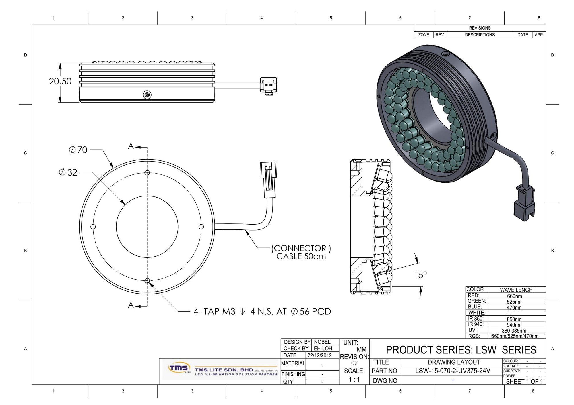 tekening van schematische weergave opbouw LSW-15-070-3-G-