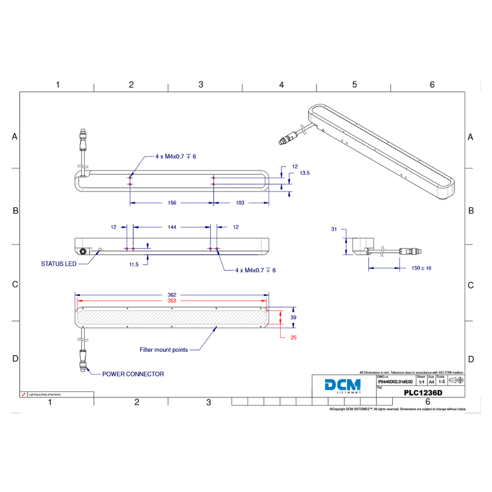 PLC1236D-850i/AD Drawing