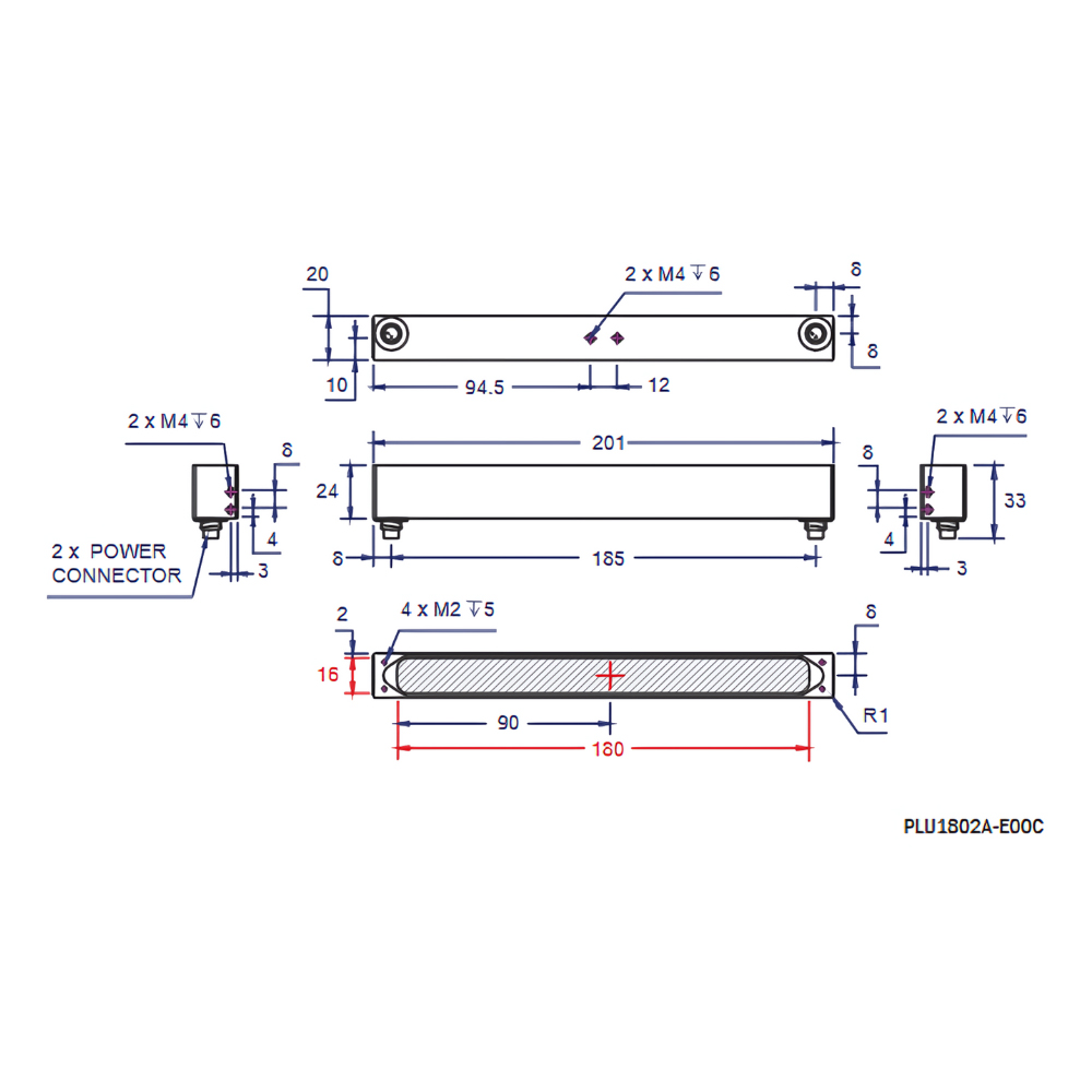 PLU1802A-470C drawing