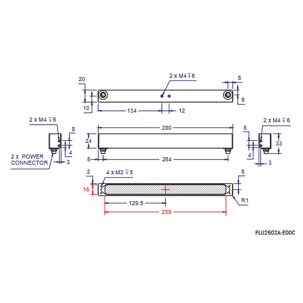 PLU2602A-470C drawing