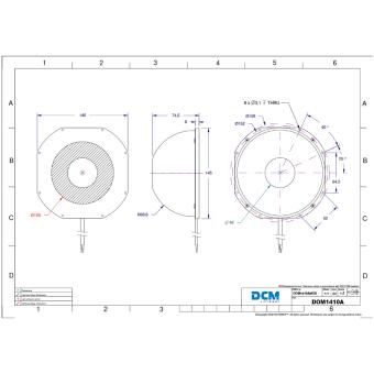 DCM DOM1410A drawing