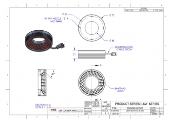 tekening opbouw LSW-45-070-3-B