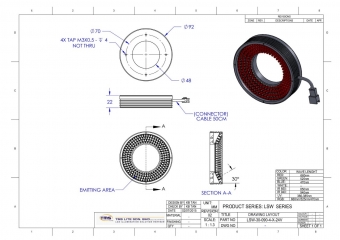 tekening LSW-30-090-4-W-12V