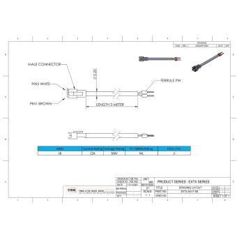 EXTX-24V-F-3M drawing