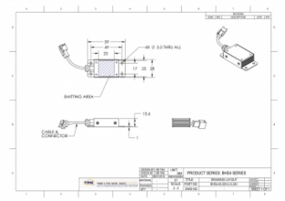 drawing BHS4-00-025-X-W-24V