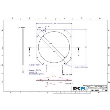 DCM DKL5650B Drawing